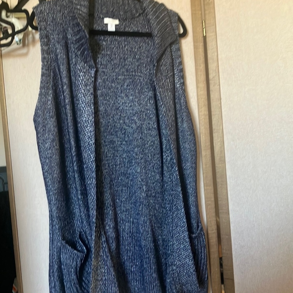FINAL MARKDOWN Open front Chicos coat length Sweater Vest 3 xl